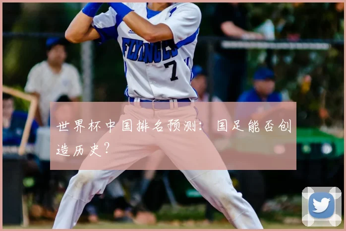 世界杯中国排名预测：国足能否创造历史？